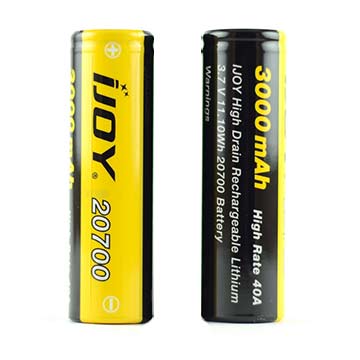 Accumulateur iJoy 20700 Lithium-Nickel jusqu'à 85A de décharge : grosse puissance