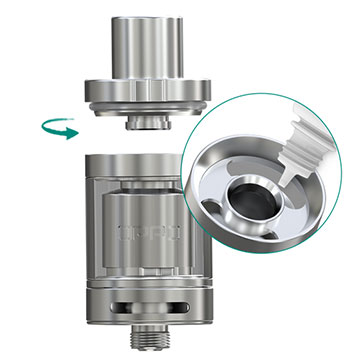 Top cap et remplissage par le haut pour cet atomiseur Eleaf Oppo