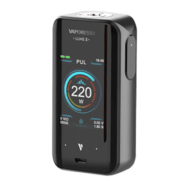 Vaporesso Luxe 2 : large écran couleur