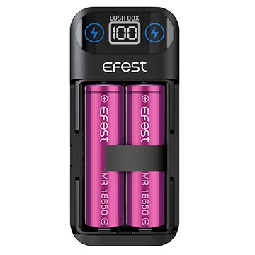 Chargeur Lush Box Efest compatible accus 18650