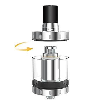 Clearomiseur Aspire Nautilus X avec son système de remplissage par le haut.