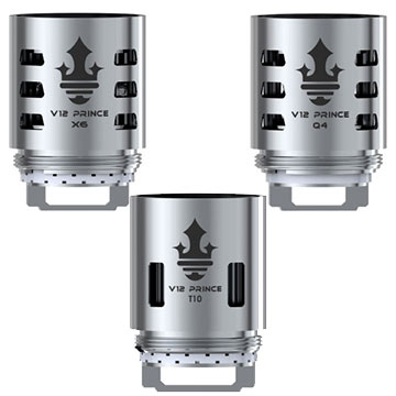 Résistances incluses dans le kit Smoktech TFV12 Prince