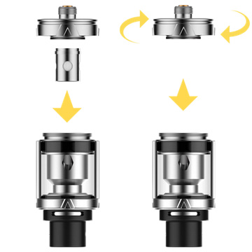 Changement de la résistance du Vaporesso Veco Tank
