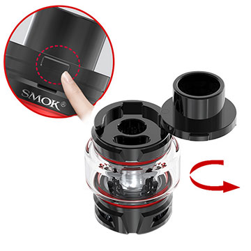 Fermeture sécurisé du Smoktech TFV8 Baby V2