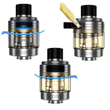 Remplissage cartouche Voopoo TPP-X