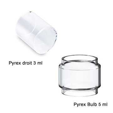 Glass Pyrex ou Bulb pour TFV8-Baby