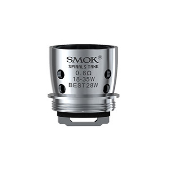 Résistance de remplacement Dualcore 0,6 Ohm pour clearomiseur Smoktech Spirals
