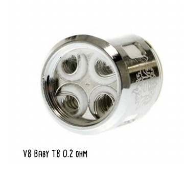 Résistance Smoktech V8 Baby T8 octuple coils
