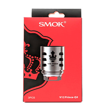 Les résistances Smoktech 0.4Ω V12 Prince Q4 sont vendues par trois.