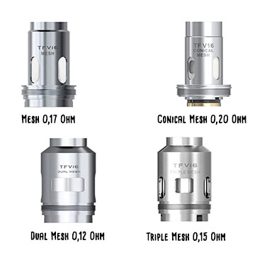 elfbar nachfüll pod läuft aus Trois résistances Mesh énorme vapeur pour Smoktech TFV16