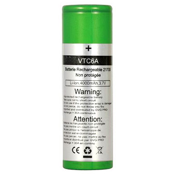 Accumulateur Sony VTC6-A 21700 4000 mAh 30A