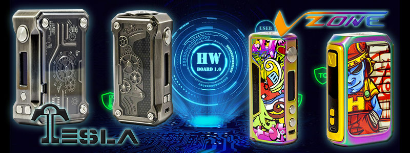 Test des Mod box Tesla Punk et Vzone Cultura et Graffiti