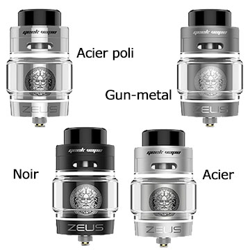 Coloris disponibles pour le Geekvape Zeus Bulb