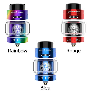 Coloris lumineux pour le clearo Zeus Dual Bulb