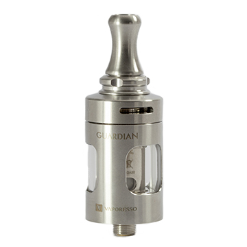 Driptip et résistance dédiés du clearomiseur Vaporesso Guardian tank dans sa version inhalation indirecte