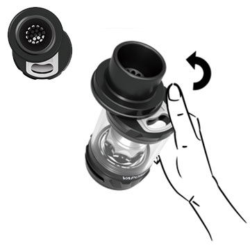 Remplissage topfill hyper-pratique du Vaporesso NRG SE 3,5 ml