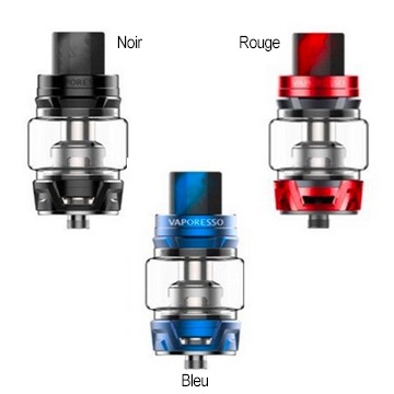 Clearomiseur Vaporesso SKRR coloris noir, bleu, rouge