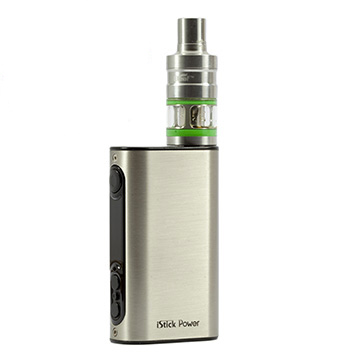 Modbox Eleaf iPower brushed silver et clearomiseur Lyche couleur acier