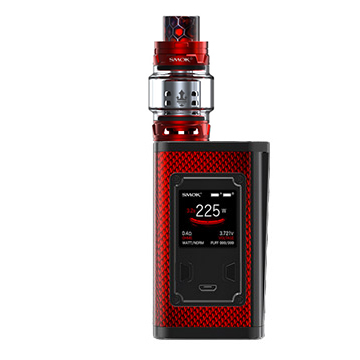 Mod box Smok Majesty 225W et TFV12 Prince noire et rouge