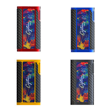 Modbox iJoy Captain 4 coloris proposés et sticker carbone