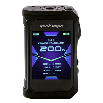 L'écran couleur de l'Aegis X Geekvape