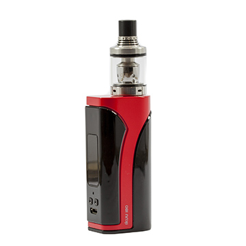 Box Eleaf iKuu I80 noire et rouge et Clearomiseur Smok Spirals.