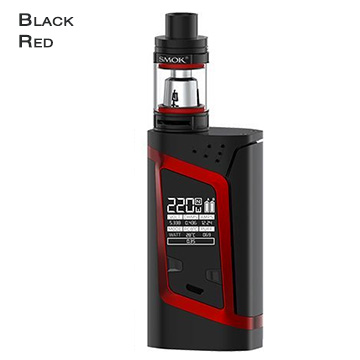 Kit Alien 220W TC et TFV8 Baby dans leur livrée noir et rouge