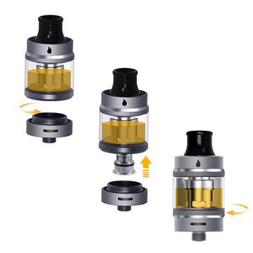 Changement de la résistance du clearomiseur Aspire Tigon.