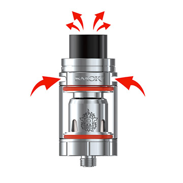 Airflow en partie supérieure du Remplissage facile du TFV8 X-Baby