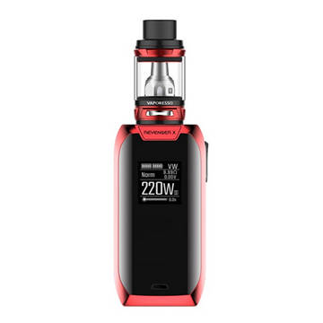 Pack Vaporesso Revenger X et clearomiseur NRG 5ml rouge