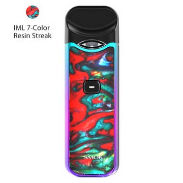 Nord Pod Smoktech 1100mAh resin streak 7 colors