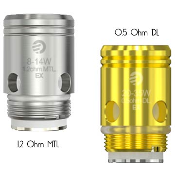 Résistances contenues dans le kit AIO Exceed D19 joyetech