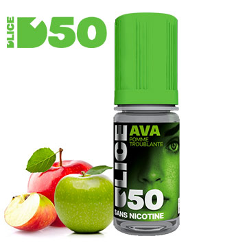 E liquide D'LICE Ava 50%PG / 50%VG pomme fruite et acidule