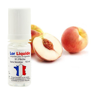 e-liquide Lorliquide Pêche arôme fruité