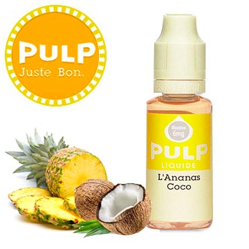 Eliquide ananas Coco Pulp : vapotage exotique de saveurs tropicales
