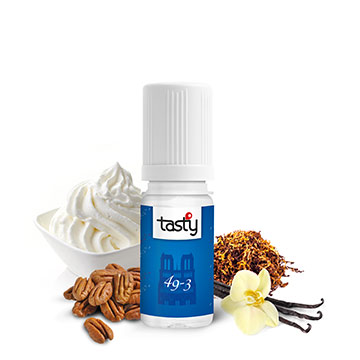Eliquide Tasty 49.3, tabac gourmand et fruits à coques