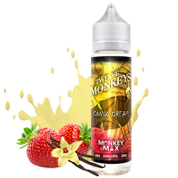eliquide Congo Cream Twelve Monkeys, Custard et fraise