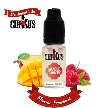 Cirkus Authentic Mangue framboise recharge pour e-cigarette 