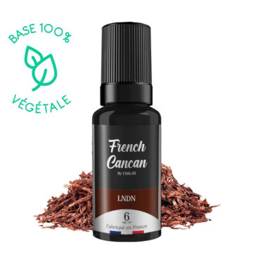 E-liquide French Cancan LNDN goût tabac anglais