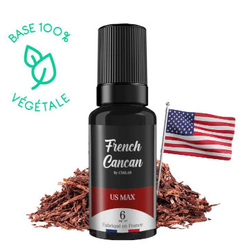 E-liquide French Cancan US Max goût tabac américain