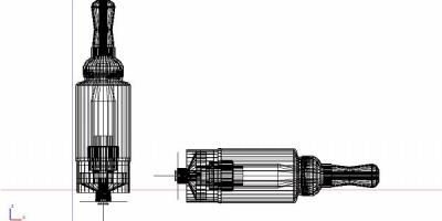 Clearomiseur Aspire Nautilus vue 3D
