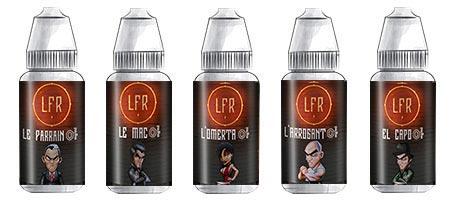 Assortiment de 5 e-liquides LFR au meilleur prix