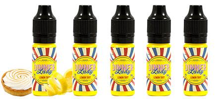 Lot de 5 eliquides Dinner Lady Lemon Tart