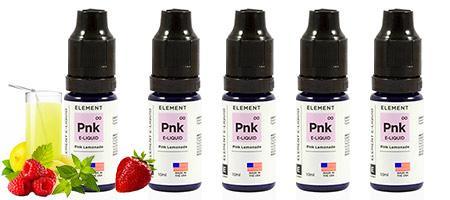 Lot de 5 E-liquides Element Pink Lemonade