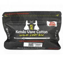 Kendo Vape cotton gold édition : coton organique non blanchi