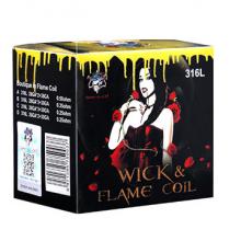 8 résistances Demon Killer Wick and Flame 316L