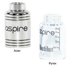 Réservoirs acier ou Pyrex pour Aspire Nautilus