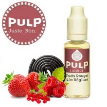 Réglisse tonique et fruits rouges dans ce eliquide Pulp.