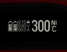 Le réglage de température s'effectue à l'aide du bouton de réglage + / -