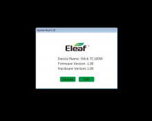 Étape 3 : le programme indique la version mise à jour du firmware